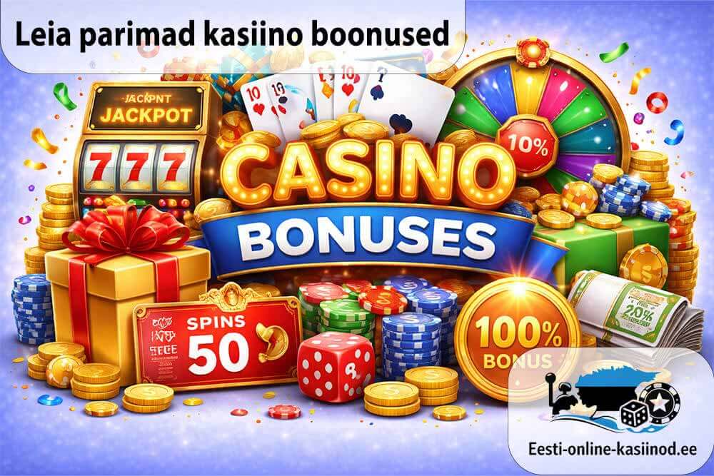 Leia parimad kasiino boonused