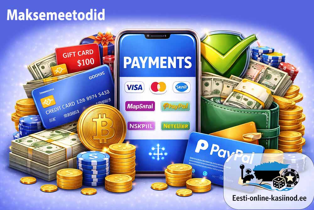 Maksemeetodid välismaa kasiinodes