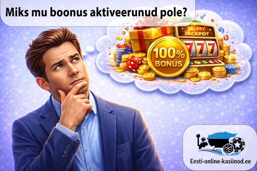 Miks boonus ei aktiveeru