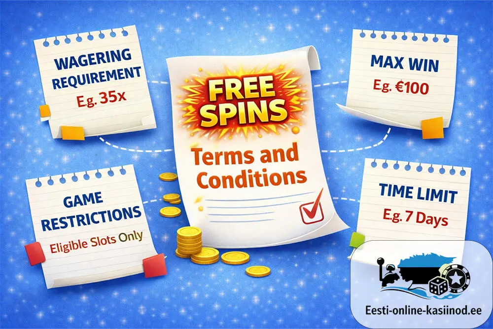 Tasuta spinnidega seotud tingimused